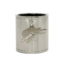 エルメス スカーフリング f-22270 シルバー サドル 未使用 美品 メタル Sランク HERMES スイング スカーフ リング シンプル チャーム 馬具 ...