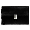 ダンヒル セカンドバッグ ec-22830 ブラック サイドカー 美品 レザー 中古 dunhill クラッチバッグ ストラップ フラップ シンプル ワンポイント ロゴ 本革 定番 人気 メンズ 男性 革 黒色 小さい クラッチ コンパクト 通勤 通学 高級感 ブランド 本物 鑑定済み(4)