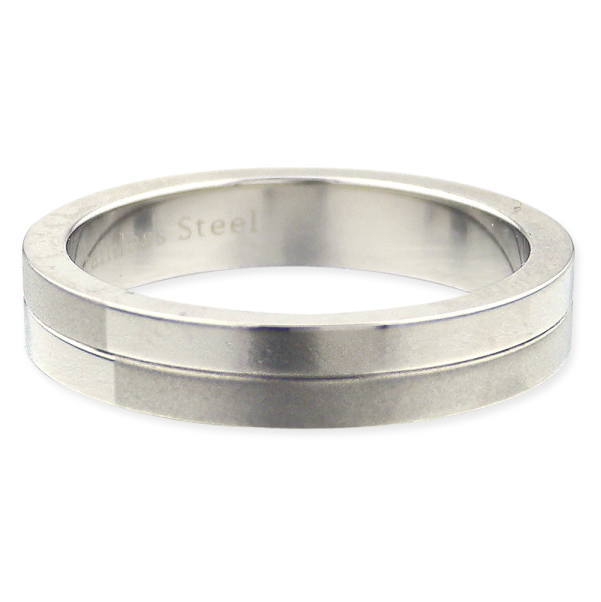 リング 指輪 4mm 格子柄 ブロックチェック サージカルステンレス 刻印 名入れ 金属アレルギー対応 コンビカラー メンズ 26号 ランキング 男性 ギフト ...