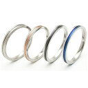 【 半額50%off楽天スーパーSALE】ペアリング リング 指輪 刻印 名入れ 金属アレルギー対応 4色カラー シルバー ピンク ブラック ブルー 黒 青 カ...