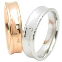 ペアリング リング 指輪 5mm ダイヤモンド 刻印 名入れ メッセージ シルバー ピンク 結婚記念日 マリッジリング カップル 2個セット ギフト 太め 錆び...