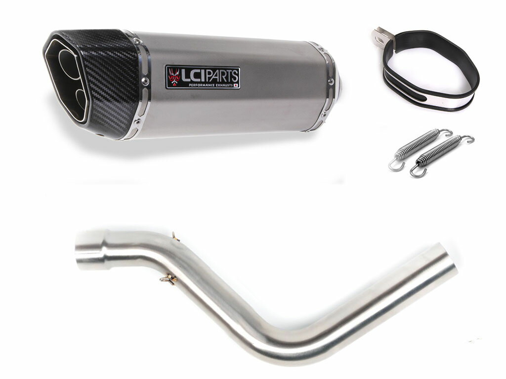 GPX Gentleman RACER 200 2019-2021 LCIPARTS LCI ツインエンド ステンレス スリップオン マフラー