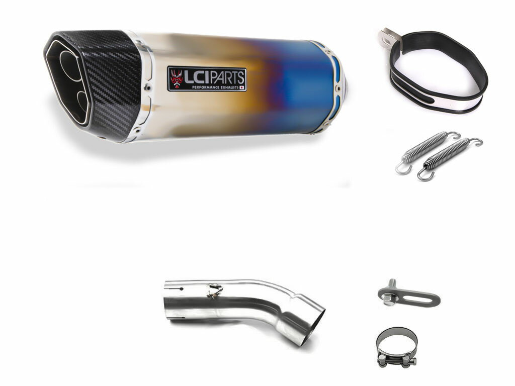 BMW C650GT 2012-2015 LCIPARTS LCI ツインエンド チタン スリップオン マフラー