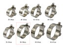 LCIPARTS パイプクランプ 56mm-59mm