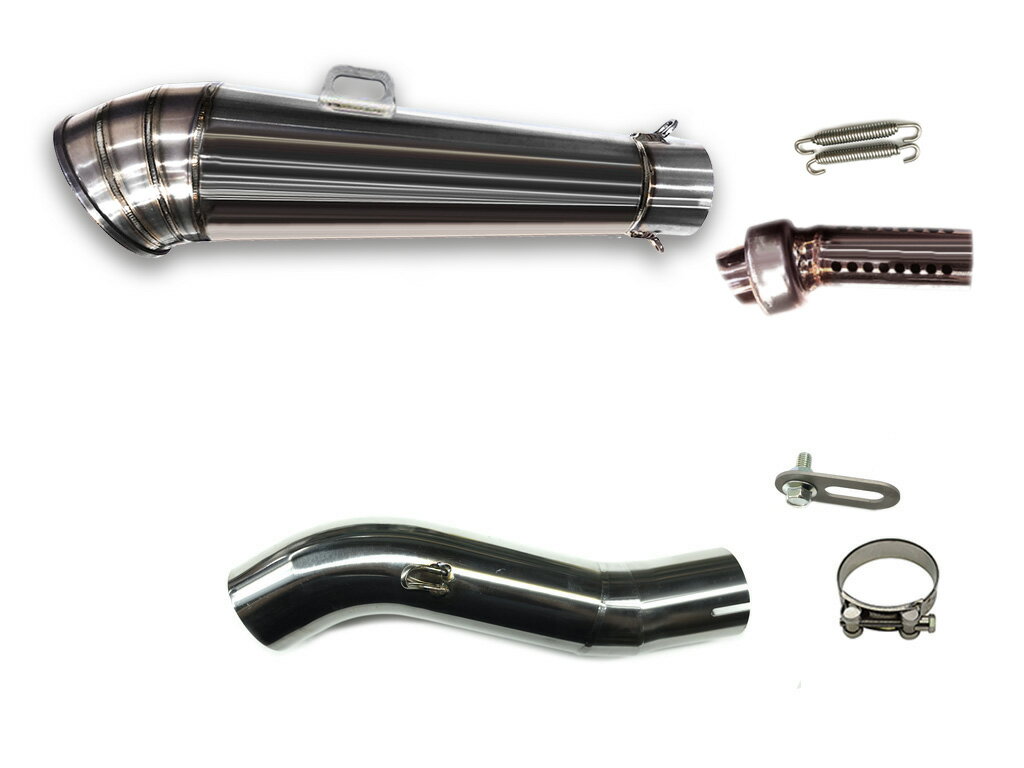 ホンダ CBR400R 2013-2015【NC47前期】 LCIPARTS LCI GPステンレス スリップオン マフラー