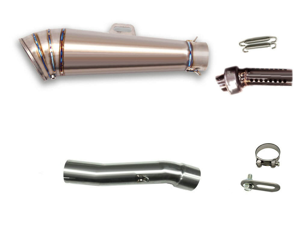ホンダ ゼルビス 1991-1997 (MC25) LCIPARTS LCI GPチタン スリップオン マフラー