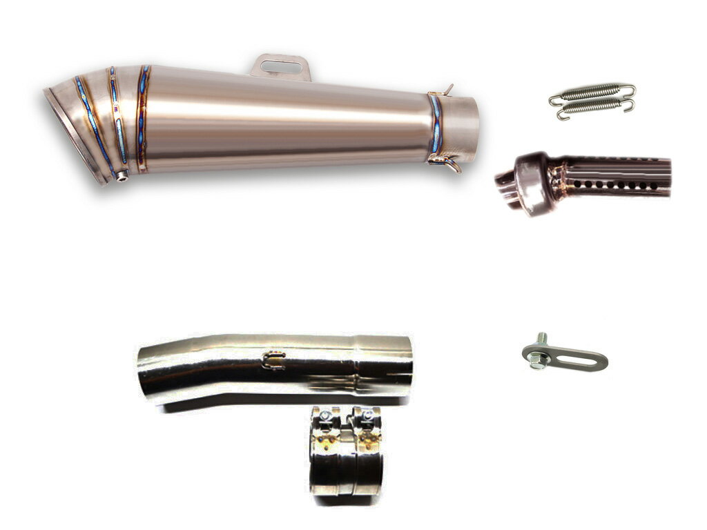 ホンダ VTR250 1998-2014 LCIPARTS LCI GPチタン スリップオン マフラー