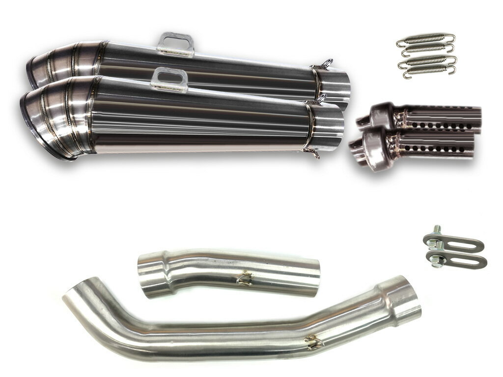 カワサキ Z1000 2007-2009 LCIPARTS LCI GPステンレス スリップオン マフラー