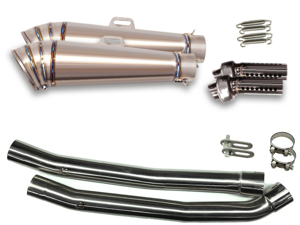 カワサキ ZX-14 ZZR1400 ZX14 2008-2011 LCIPARTS LCI GPチタン スリップオン マフラー