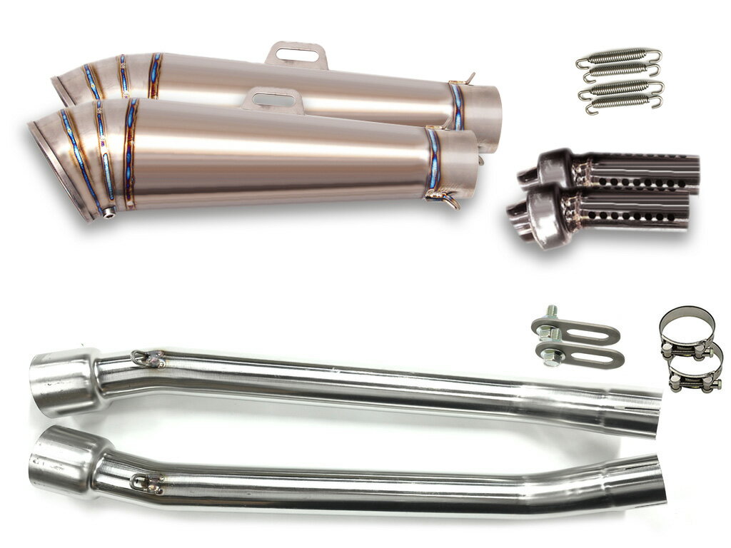 カワサキ ZZR250 1990-2007 LCIPARTS LCI GPチタン スリップオン マフラー