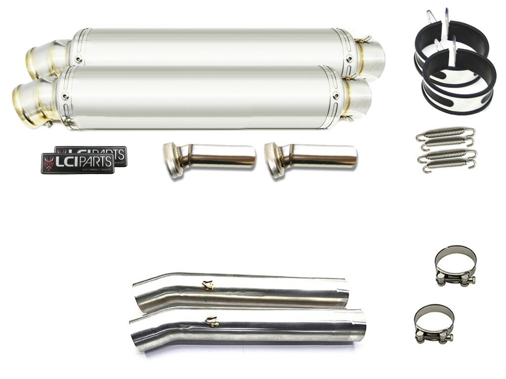 ホンダ CBR1100XX X-11 1997-2007 LCIPARTS LCI ラウンドステンレス スリップオン マフラー