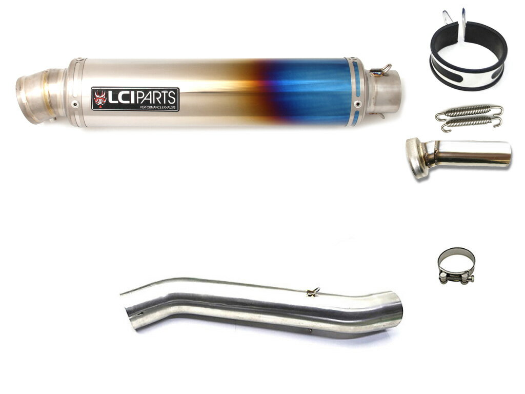 楽天LCIPARTS EXHAUSTホンダ CBR600F4i 2001-2006 PC35 LCIPARTS LCI ラウンドフルチタン スリップオン マフラー