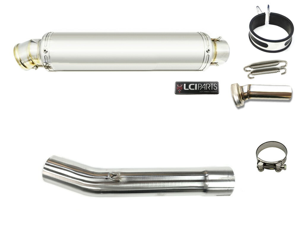 カワサキ ZX9R ZX-9R 1994-1997 LCIPARTS LCI ラウンドステンレス スリップオン マフラー