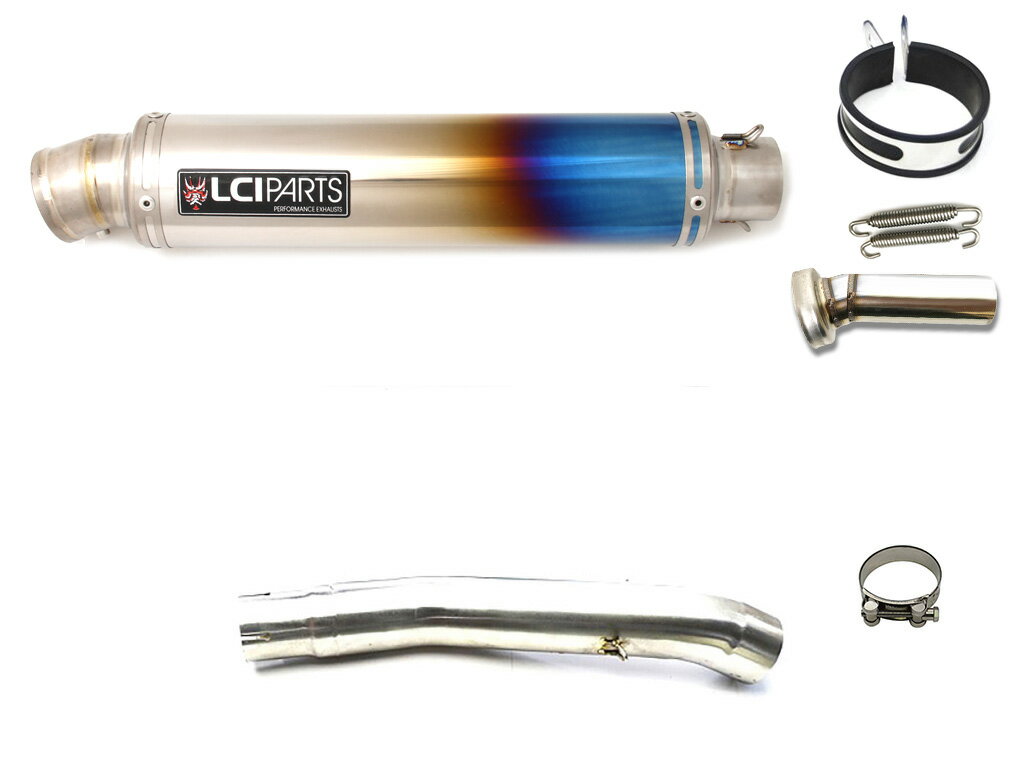 スズキ GSX-R1000 K5K6 2005-2006 LCIPARTS LCI ラウンドフルチタン スリップオン マフラー