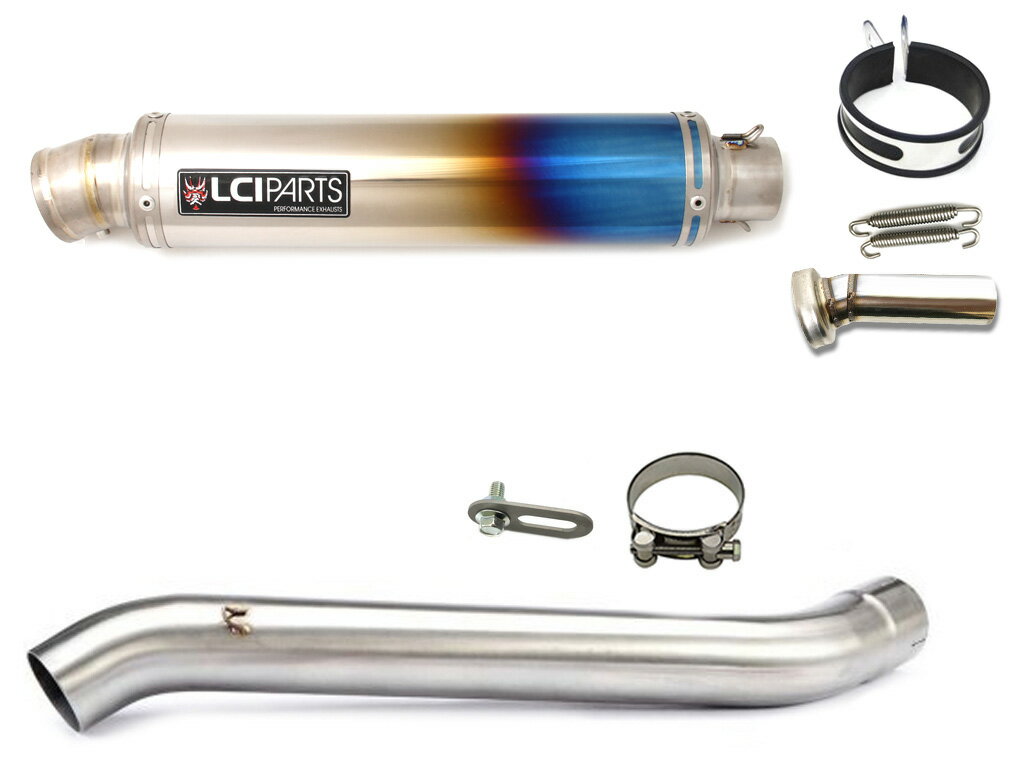 スズキ GSX-R1000 K9L1 2009-2011 4in1 LCIPARTS LCI ラウンドフルチタン スリップオン マフラー