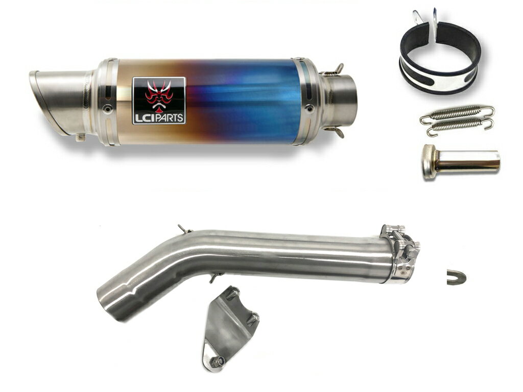 BMW F750GS F850GS 2019-2022 LCIPARTS LCI ショートフルチタン スリップオン マフラー