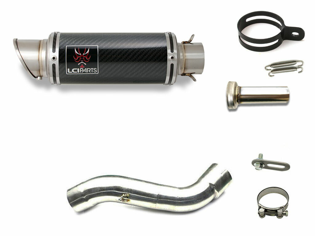 BMW R1200GS 2004-2009 LCIPARTS LCI ショートカーボン スリップオン マフラー