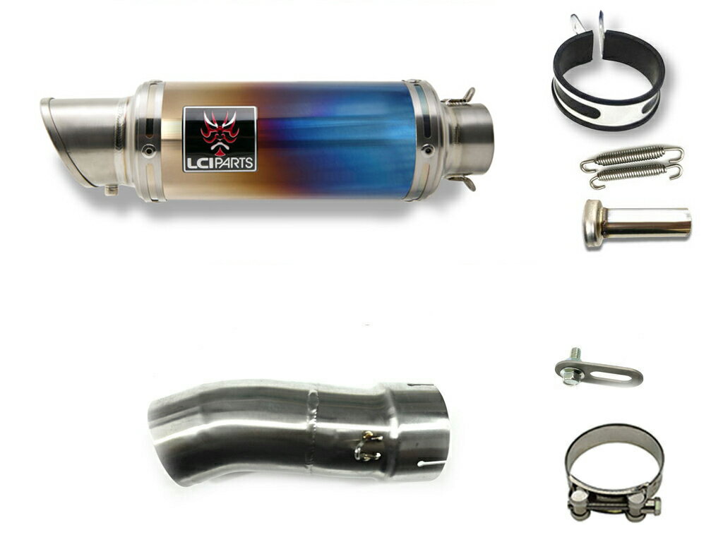 BMW R1250GS R1250R R1250RS R1250ST 2019-2022 LCIPARTS LCI ショートフルチタン スリップオン マフラー