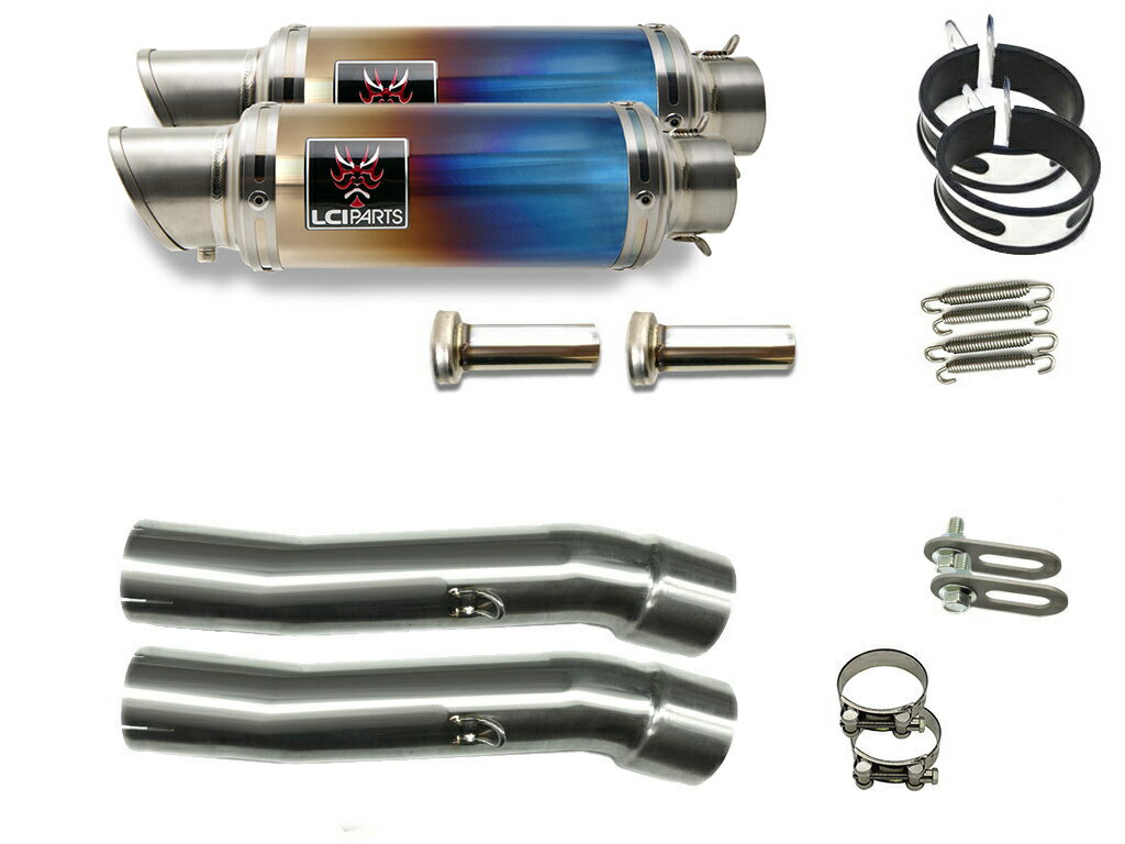 カワサキ GPZ900R 1984-2003 LCIPARTS LCI ショートフルチタン スリップオン マフラー