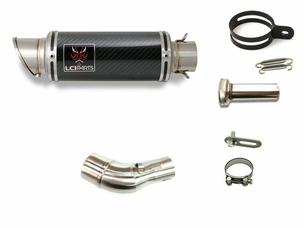 カワサキ NINJA250SL ニンジャ250SL 2015-2017 LCIPARTS LCI ショートカーボン スリップオン マフラー