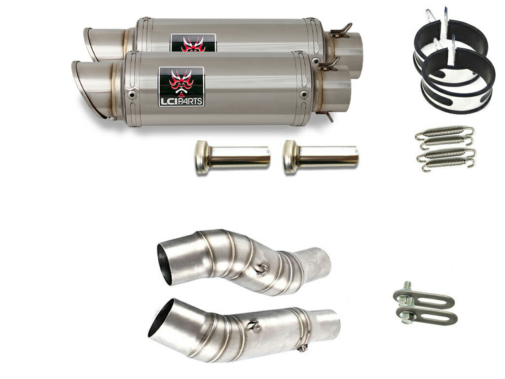 カワサキ Z1000 2010-2019 LCIPARTS LCI ショートステンレス スリップオン マフラー