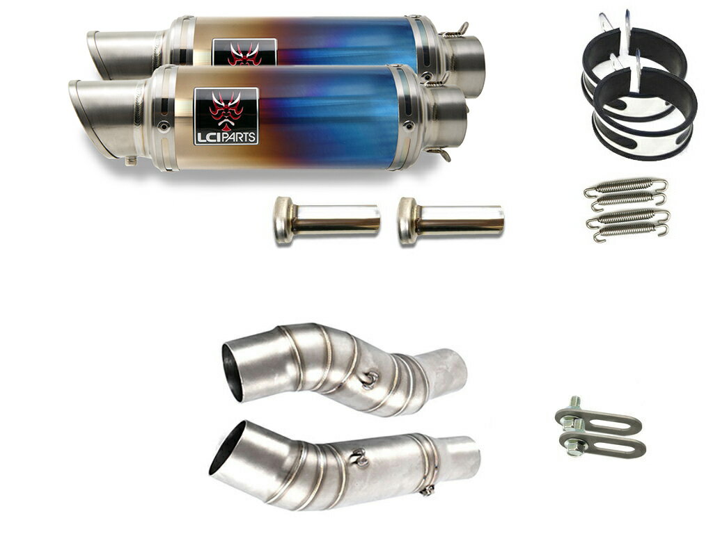 カワサキ Z1000 2010-2019 LCIPARTS LCI ショートフルチタン スリップオン マフラー