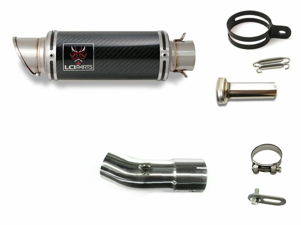 カワサキ ZRX1200 DAEG ダエグ 2009-2016 LCIPARTS LCI ショートカーボン スリップオン マフラー