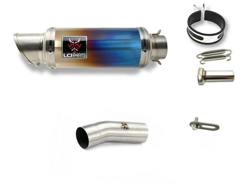 カワサキ ZX6R ZX-6R 2009-2012 LCIPARTS LCI ショートフルチタン スリップオン マフラー