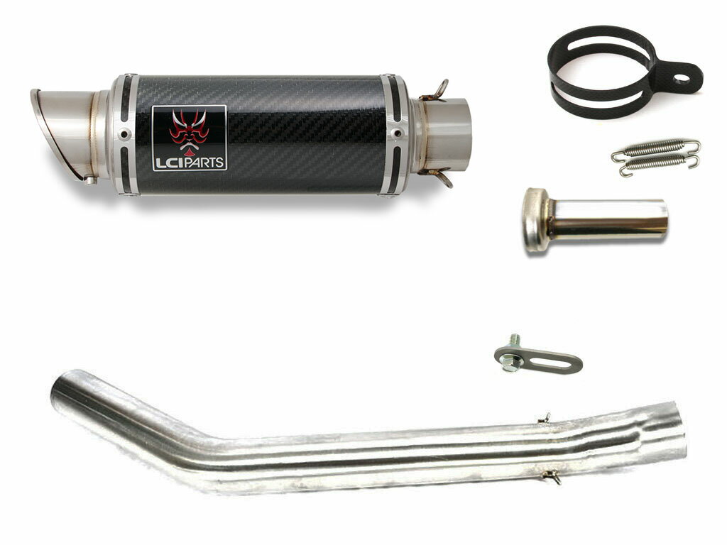 カワサキ ZX9R ZX-9R 2000-2001 LCIPARTS LCI ショートカーボン スリップオン マフラー