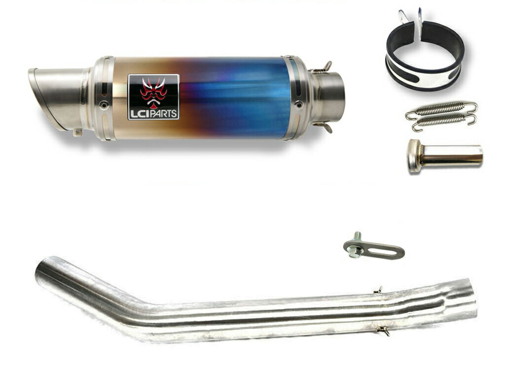 カワサキ ZX9R ZX-9R 2000-2001 LCIPARTS LCI ショートフルチタン スリップオン マフラー