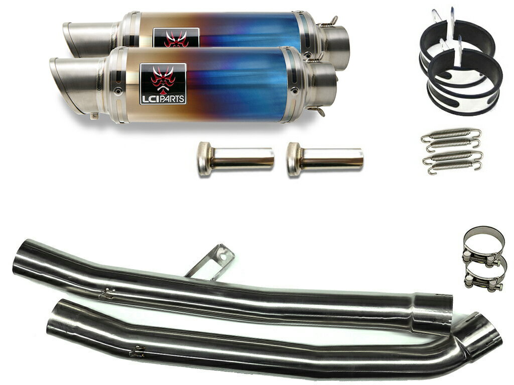 カワサキ ZX-14R ZZR1400 ZX14R 2012-2022 LCIPARTS LCI ショートフルチタン スリップオン マフラー