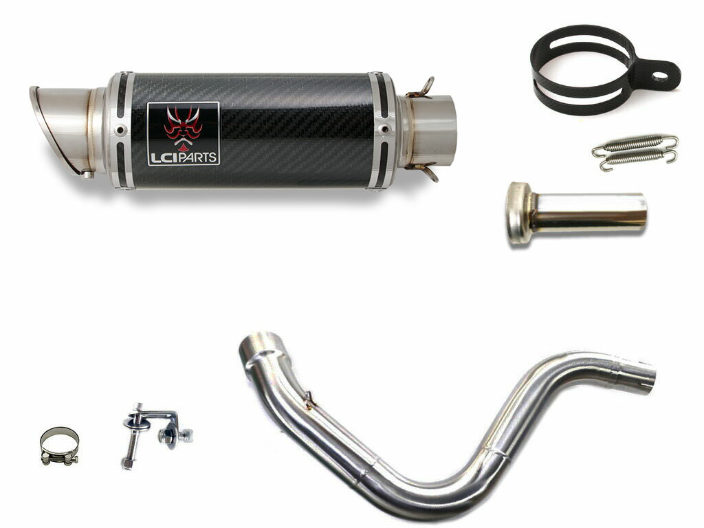 KTM DUKE250 DUKE390 2014-2016 LCIPARTS LCI ショートカーボン スリップオン マフラー