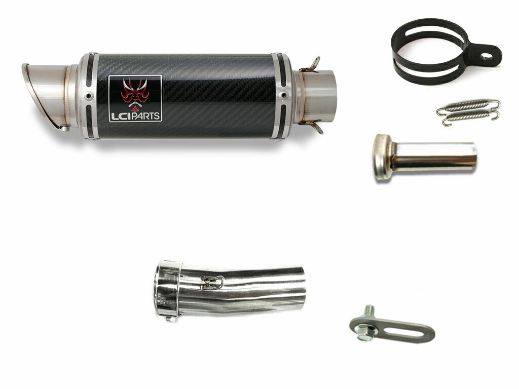 モトグッチ グリーソ8V GRISO LCIPARTS LCI ショートカーボン スリップオン マフラー