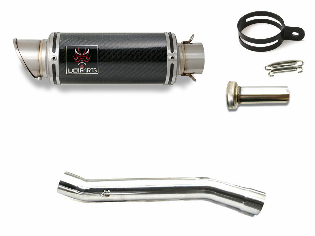 スズキ GSF1200 GSF600 LCIPARTS LCI ショートカーボン スリップオン マフラー