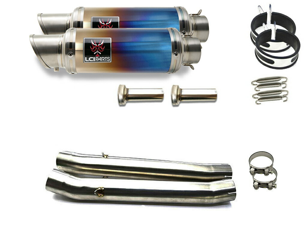 スズキ GSX1400 2001-2004 LCIPARTS LCI ショートフルチタン スリップオン マフラー