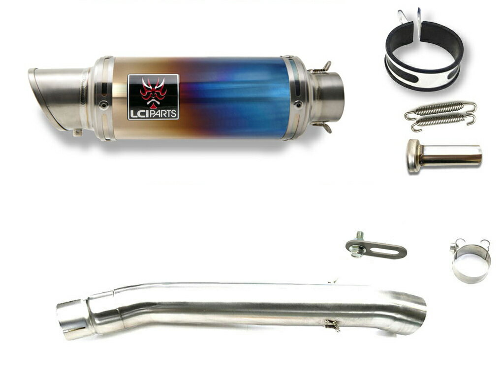 スズキ GSX1400 2005-2010 LCIPARTS LCI ショートフルチタン スリップオン マフラー