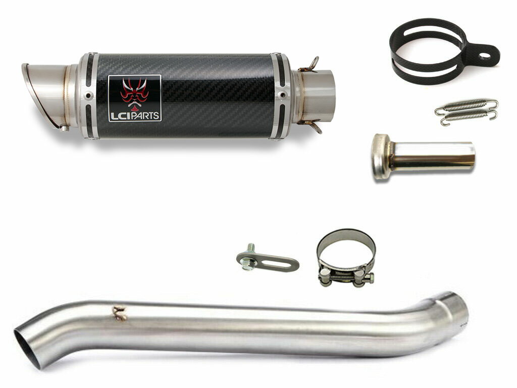 スズキ GSX-R1000 K9L1 2009-2011 4in1 LCIPARTS LCI ショートカーボン スリップオン マフラー