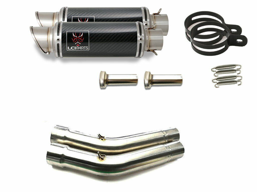 スズキ GSX-R1100 1989-1992 LCIPARTS LCI ショートカーボン スリップオン マフラー