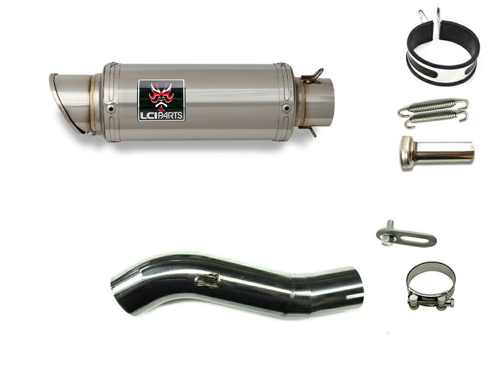 スズキ GSX-R600 GSX-R750 2008-2010 LCIPARTS LCI ショートステンレス スリップオン マフラー