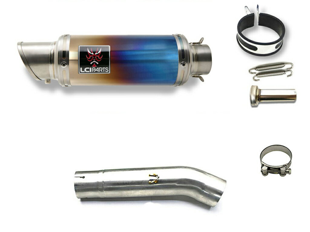 スズキ GSX-R600 GSX-R750 2011-2021 LCIPARTS LCI ショートフルチタン スリップオン マフラー