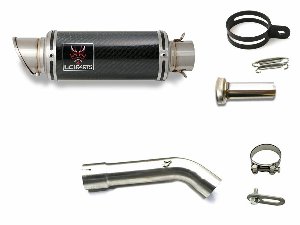 スズキ バンディット1250 650 Bandit1250 650 LCIPARTS LCI ショートカーボン スリップオン マフラー