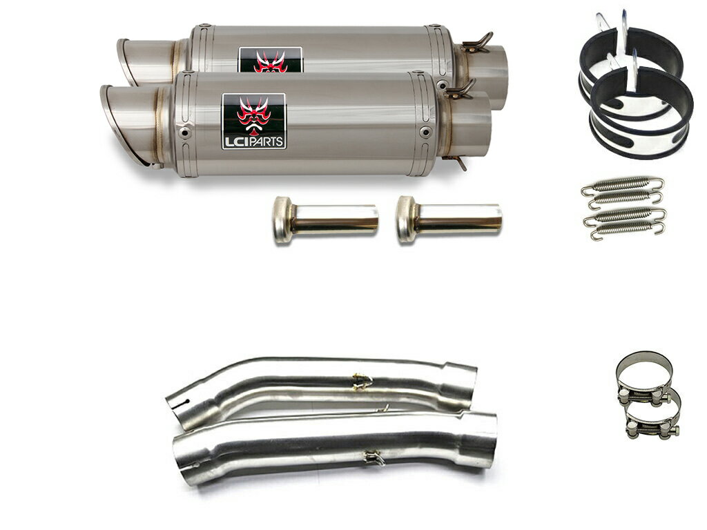 ヤマハ YZF-R1 2004-2006 LCIPARTS LCI ショートステンレス スリップオン マフラー