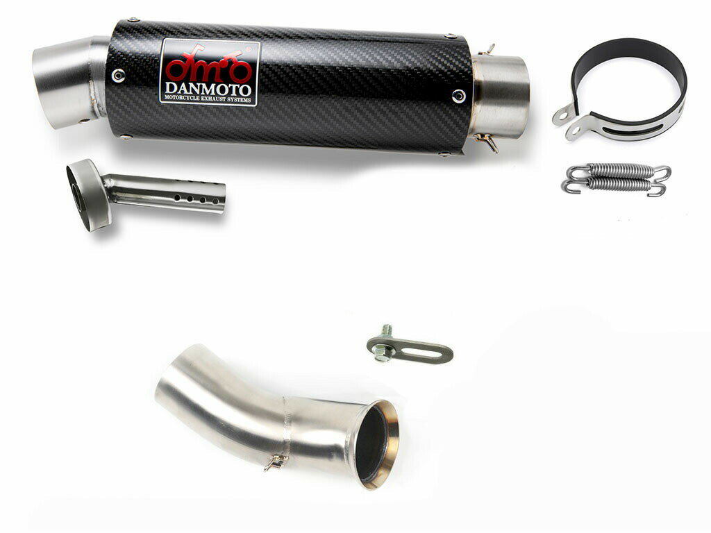 DUCATI ハイパーモタード ハイパーストラーダ 821 939　2013-2018 DANMOTO カーボンスリップオンマフラー