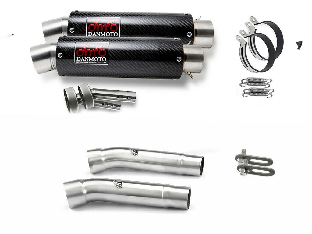 DUCATI モンスターS4 MONSTER S4 DANMOTO カーボン スリップオンマフラー