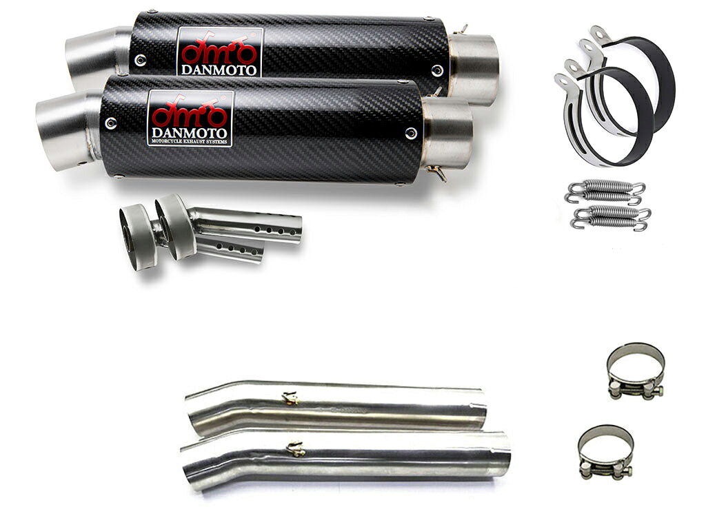 Mufflers - ホンダ CB1100 / EX 2017-2021 DANMOTO カーボン スリップオンマフラー