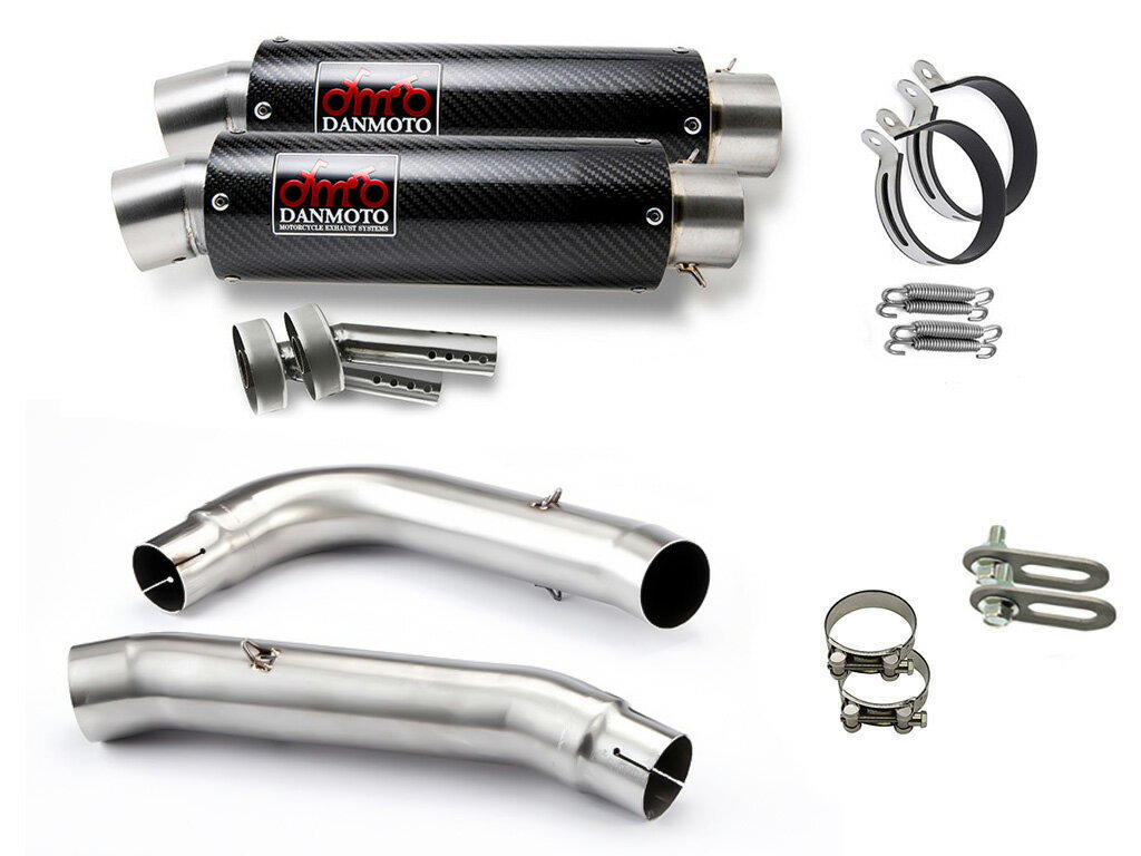 ホンダ VTR1000SP1 RVT1000R SP1 2000-2002 SC45 DANMOTO カーボン スリップオンマフラー