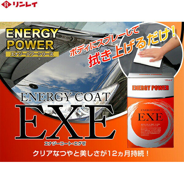 L046 リンレイ エナジーコート EXE 12ヶ月持続 全塗装色車対応 マイクロファイバー...