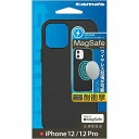 BV28 多摩電子工業 iPhone 12/12 Pro用ケース ハイブリッド ブラック TPS13HK 【AP】