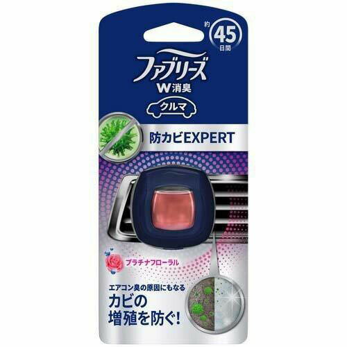 CS24 P&G ファブリーズ イージークリップ 防カビ 消臭芳香剤 車用 プラチナフローラル ( 2.2ml )【AP】