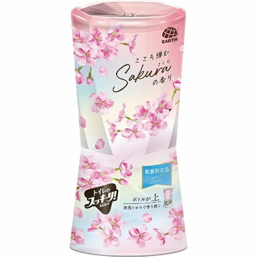 LM20 アース製薬 トイレのスッキーリ さくらの香り 400mL 消臭芳香剤 置き型【NP】